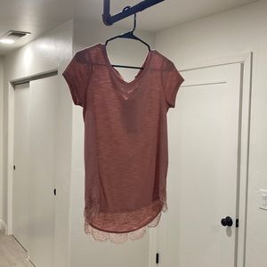 Lightly worn,, dress shirt with bow